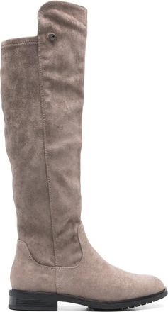 Keys logo-detail boots - women - Fabric/Fabric/Rubber - 40 - Neutrals