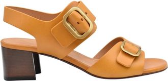 Tod's Schoenen met veters - Dames - Sandalen met hakken - Bruin - 37 EU - Leer - Schoenen