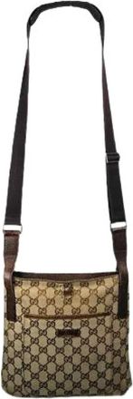 Gucci Pre-owned Cross Body Bags, female, Beige, Size: ONE SIZE Pre-owned Vintage Cross Body Bag