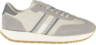Tommy Hilfiger Mens Jeans Trainers Casual Sneakers - Light Grey - Size EU 40