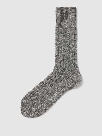 Falke Socken in melierter Optik Modell Pile in Anthrazit Melange, Gr&ouml;&szlig;e 39-42
