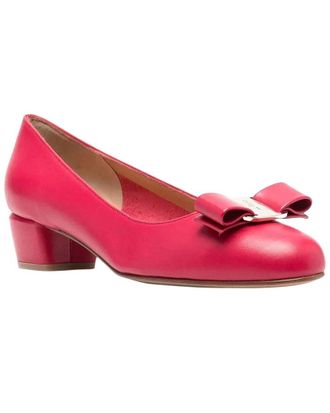 Ferragamo Vara-Bow Leather Pump