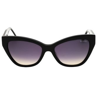 Guess Glanzende Zwarte Cat-eye Zonnebril