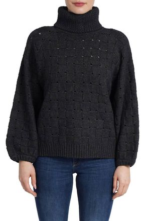 Love Token Winnie Turtleneck, Sweater In Charcoal
