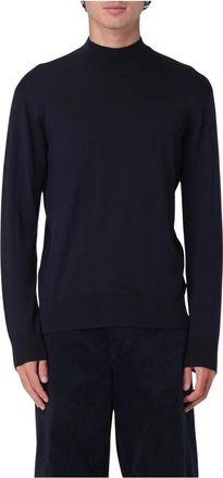 Paolo Pecora Ronde hals Sweaters voor een stijlvolle look - Heren - Coltruien - Zwart - 2XL - Truien & Vesten