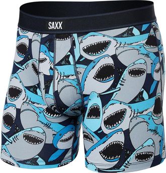 Saxx Daytripper Comfort Stretch Boxer Briefs in Shark Tank Camo- Navy at Nordstrom, Size Xx-Large
