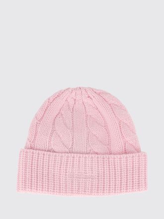 MC2 Saint Barth Ribbed Pure Wool Cuffed Beanie with Embroidered Logo