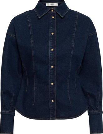 Inwear Blouses & Shirts - Dames - Spijkeroverhemden - Blauw - S - Overhemden