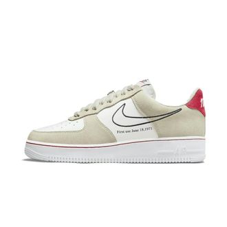 Nike Fitness, Heren, Beige, 43 EU, Leer, Air Force 1 Low First Use