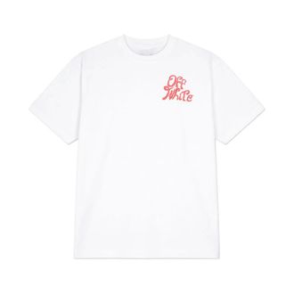 Off-white T-Shirts, male, White, Size: XL 44Maa120S26J00M100 T-Shirt