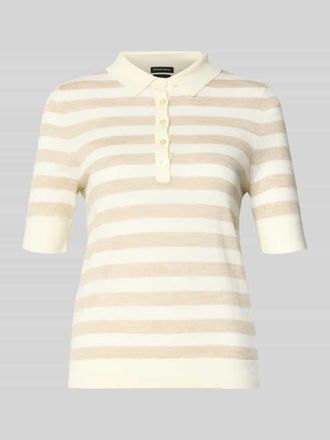 HUGO BOSS Regular Fit Poloshirt aus reiner Schurwolle Modell FIDENKA in Beige, Gr&ouml;&szlig;e XXL