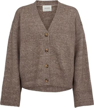 Sofie Schnoor Cardigans - Dames - Vesten - Bruin - L - Leer - Truien & Vesten