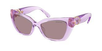 Swarovski SK6047 1079LA Womens Sunglasses Purple Size 54