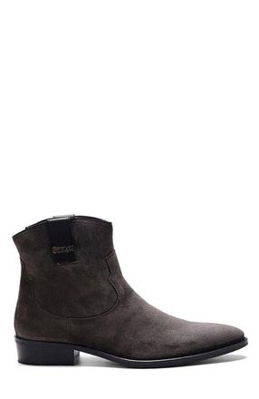 Carlos By Carlos Santana Zappa Cowboy Boot in Ash Grey Suede at Nordstrom, Size 10.5