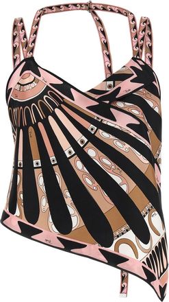 Pucci Pink Soleil scarf top