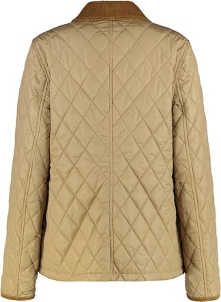 Burberry Womens Padded Nylon Jacket Sand Polyamide Trench & Raincoats