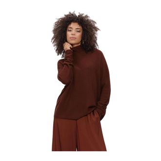 Drykorn Liora Turtleneck - Dames - Truien - Bruin - Maat: XL