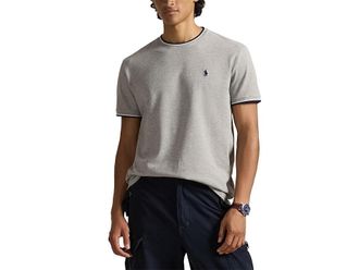 Polo Ralph Lauren Classic Fit Stretch Mesh T-Shirt Mens T Shirt Andover Heather : 2XL, Cotton/Elastane