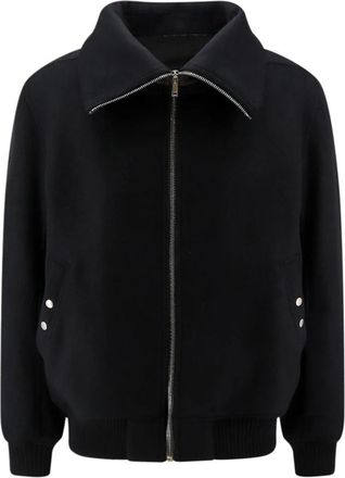 Rick Owens Dracuflight Bomberjack - Heren - Bomber jackets - Zwart - M - Wol - Jassen