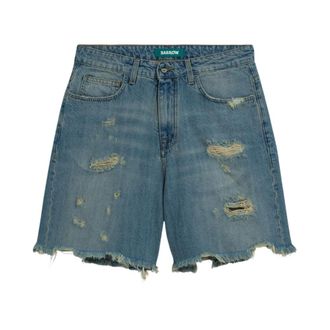 Barrow Denim Shorts, male, Blue, Size: W36 Bermuda Denim Shorts