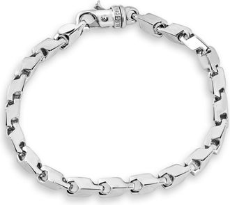 Pompeii3 Mens Solid 14k Gold or Platinum 4.5mm Bracelet (25-44grams) 8.5