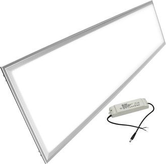 Trade Shop Trade Shop Traesio - Trade Shop - Panel De Carga 120x30 40w Rectangular L&aacute;mpara De Techo 120x30cm Luz Blanca Y C&aacute;lida