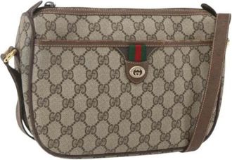 Gucci Pre-owned Cross Body Bags, female, Beige, Size: ONE SIZE Pre-owned Plastic gucci-bags