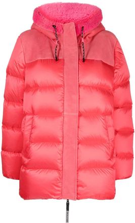 UGG Shasta quilted puffer jacket - women - Nylon/Nylon/Sheep Skin/Shearling/Down/Duck Feathers - S - Pink