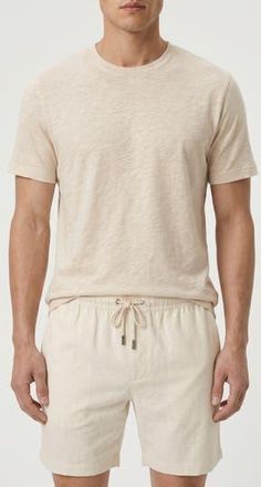 Onia Heavyweight Slub Knit T-Shirt in Ecru at Nordstrom Rack, Size Xx-Large
