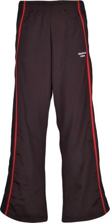 Martine Rose Pantal&oacute;n de Pista Ancho - Trousers - Hombre - Marr&oacute;n - S