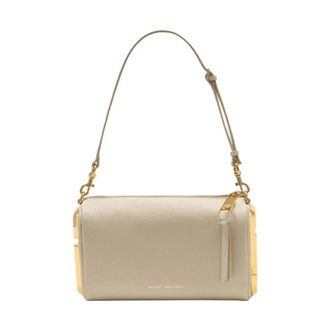 Marc Jacobs Snapshot Schoudertas - Dames - Schoudertassen - Beige - ONE Size - Leer - Tassen