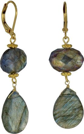 Rachel Reinhardt Jewelry Labradorite Teardrop Earrings