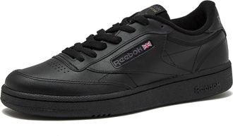 Reebok Unisexs Club C 85 Gymnastics Shoes, Black/Charcoal, 14 UK