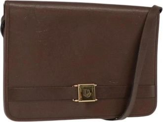 Dior Pre-owned Cross Body Bags, female, Brown, Size: ONE SIZE Pre-owned Vintage shoulder bag