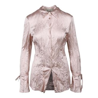 Blumarine Dames, Blouses & Shirts, Roze, Maat: XS Katoen