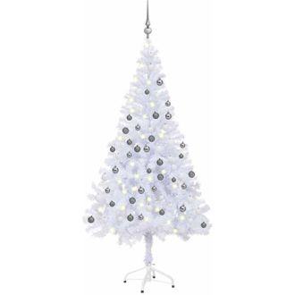 vidaXL &Aacute;rbol De Navidad Artificial Con Luces Y Bolas 380 Ramas 150 Cm Vidaxl