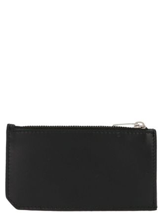 Saint Laurent Monogram Leather Card Case - Black