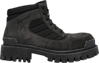 Balenciaga Schoenen, Heren, Zwart, 42 EU, Katoen, Combat Strike Lage Laars