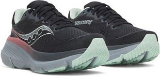 Saucony Guide 19 Running Shoe in Black/Calm at Nordstrom, Size 10.5
