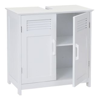 Hhg Mueble Lavabo Hhg 146, Mueble De Ba&ntilde;o 60x60x30cm, Blanco