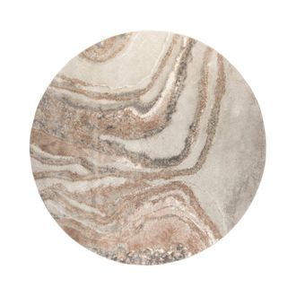 Zuiver Alfombra redonda de tela gris D240