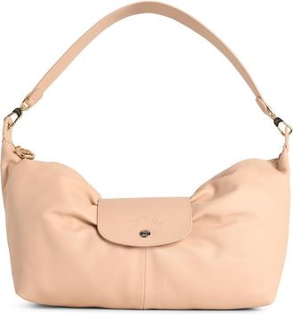 Longchamp Le Pliage Xtra Bow Lear Cr&egrave;me schoudertas