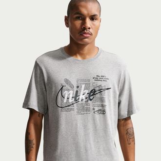 Nike Mens Nike Sportswear T-Shirt in Grey | IH1141-063