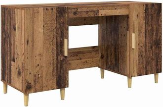 vidaXL Escritorio Madera Vieja 140 x 50 x 75 cm Madera contrachapada vidaXL