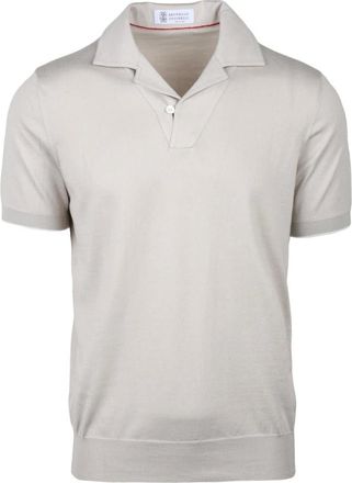 Brunello Cucinelli Hombre, Camisetas, Beige, Talla: M