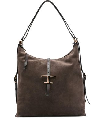 Tod's Borsa a spalla Timeless T - Marrone