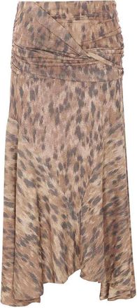 Ganni Butter Printed Marl Skirt