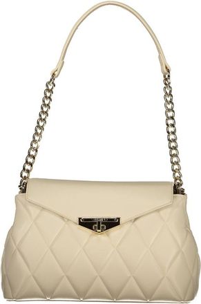 Mario Valentino Mario Valentino Beige Polyurethaan Dames Schoudertas