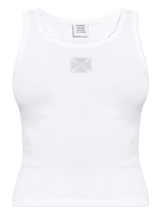 VETEMENTS embellished tank top - Wit
