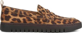 Vionic Womens Uptown Loafer In Tan Leopard